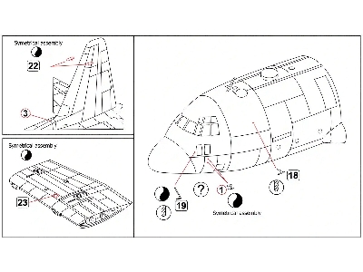 Lockheed C-130 H Hercules - Exterior Upgrade Set (For Academy Kits) - image 5