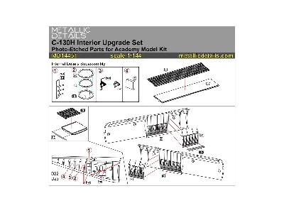 Lockheed C-130 H Hercules - Interior Set (For Academy Kits) - image 4