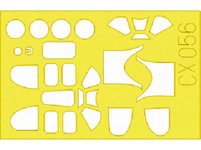  P-51B 1/72 - Revell - masks - image 1