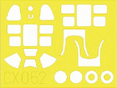  P-51B/ C 1/72 - Academy Minicraft - masks - image 1