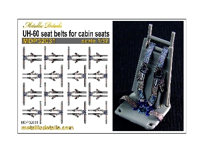 Sikorsky Uh-60 - Seat Belts For Cabin Seats (For Academy, Kitty Hawk Models And Zimi Model Kits) - image 3