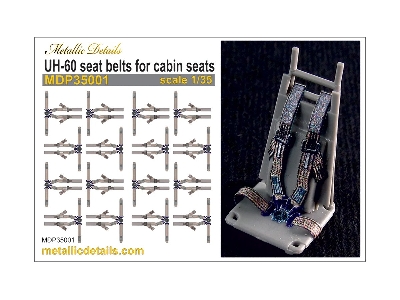 Sikorsky Uh-60 - Seat Belts For Cabin Seats (For Academy, Italeri And Kitty Hawk Models Model Kits) - image 2