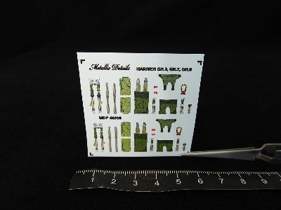 Bae Harrier Gr.3 / Gr.7 And Gr.9 - Seat Belts 3d-printed (For Hasegawa And Kinetic Model Kits) - image 2