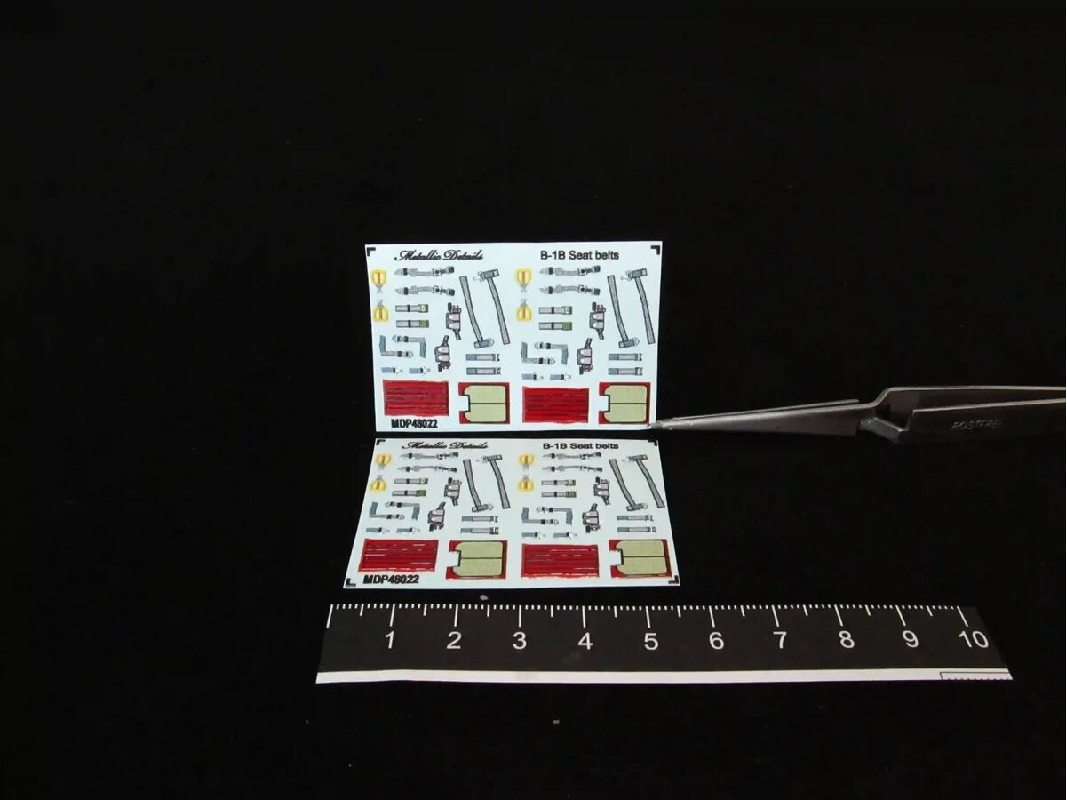 Rockwell B-1 B Lancer - Seat Belts (3d-printed / For Revell And Monogram Kits) - image 1