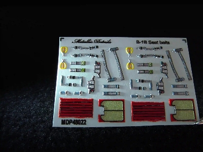 Rockwell B-1 B Lancer - Seat Belts (3d-printed / For Revell And Monogram Kits) - image 3