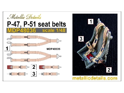 P-47 Thunderbolt And P-51 Mustang - Seat Belts - image 5