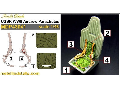 Ussr Wwii Aircrew Parachutes (Set For 2 Seats) - image 4