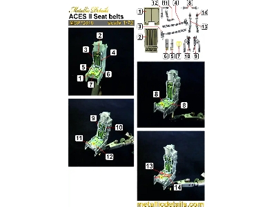Aces Ii Seat Belts (3d-printed) - image 5