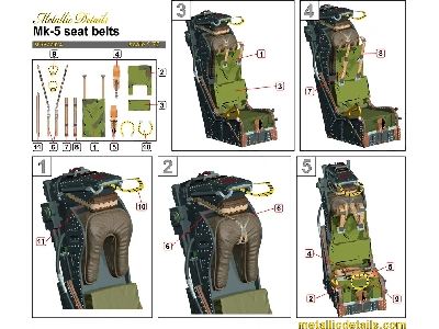 Mk-5 Seat Belts (3d-printed) - image 6