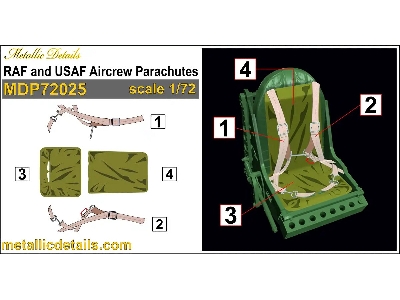 Raf And Usaf Aircrew Parachutes (3d-printed) - image 6