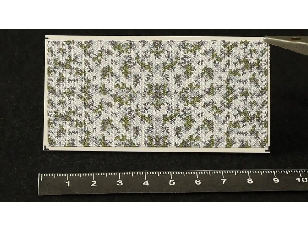 Universal Modern Camouflage Net (Barracuda-type) Winter - Flexible 3d Decal - image 1