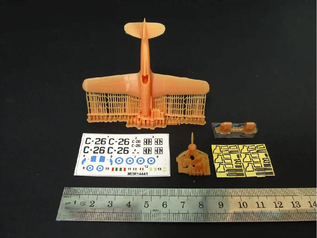 Fiat G.55 With Etched Parts And Decals (3d-printed) - image 1