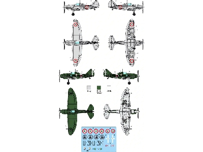 Reggiane Re.2001 With Etched Parts And Decals (3d-printed) - image 9