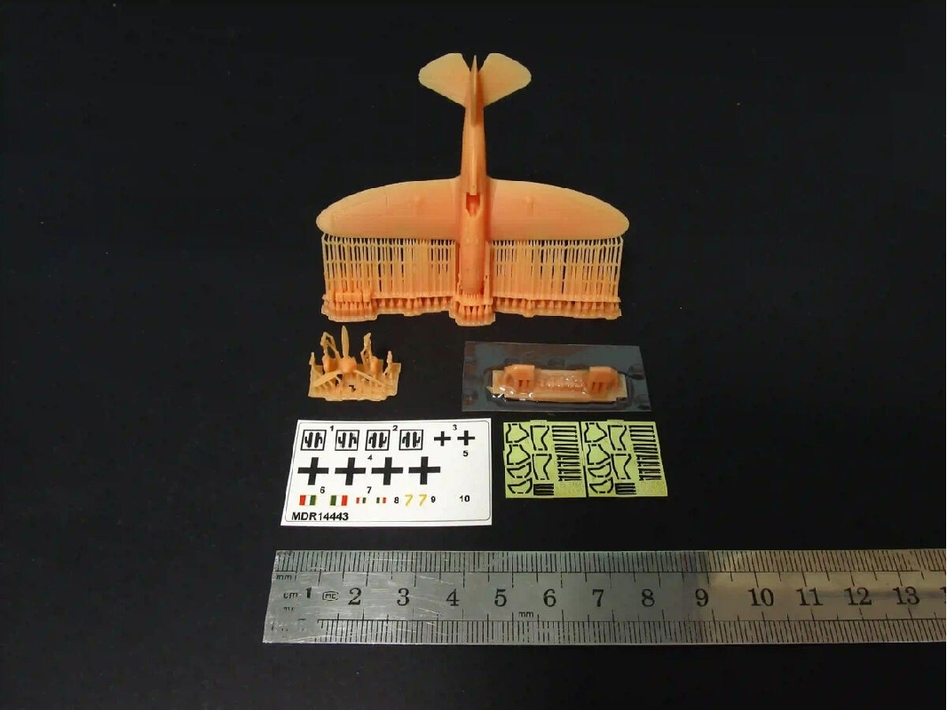 Reggiane Re.2005 With Etched Parts And Decals (3d-printed) - image 1