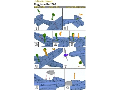 Reggiane Re.2005 With Etched Parts And Decals (3d-printed) - image 8