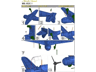 Bloch Mb.152 C.1 With Etched Parts And Decals (3d-printed) - image 8