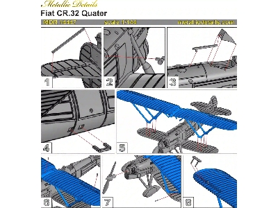 Fiat Cr.32 With Etched Parts And Decals (3d-printed) - image 8