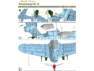 Boomerang Ca-13 With Etched Parts And Decals (3d-printed) - image 8