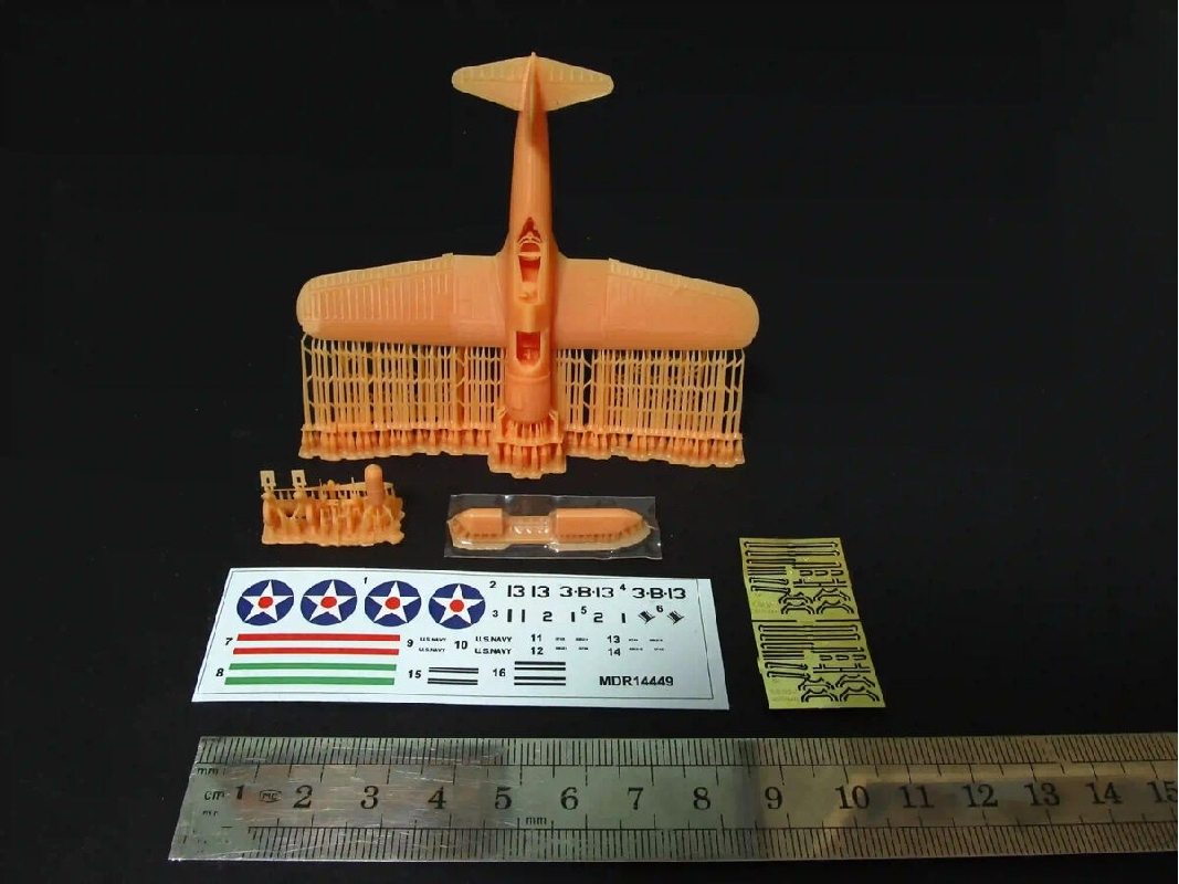 Vought Sb2u-1 Vindicator With Etched Parts And Decals (3d-printed) - image 1