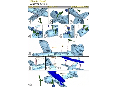 Curtiss Sbc-4 Helldiver With Etched Parts And Decals (3d-printed) - image 8