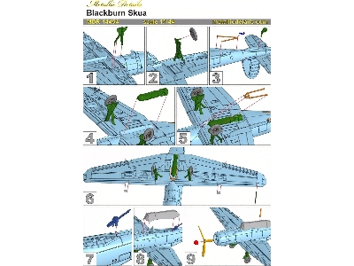 Blackburn Skua With Etched Parts And Decals (3d-printed) - image 8