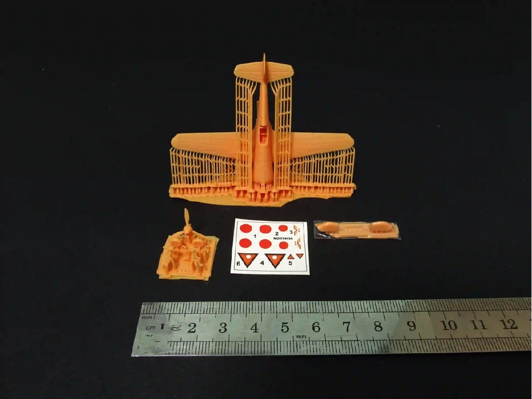 Curtiss-wright Cw-21 (3d-printed) With Pe Parts And Decals - image 1