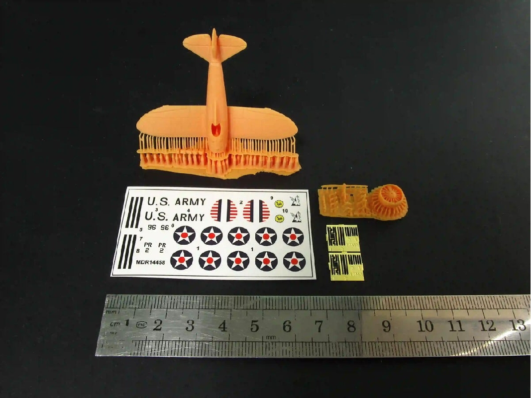 Boeing P-26 Peashooter With Etched Parts And Decals (3d-printed) - image 1