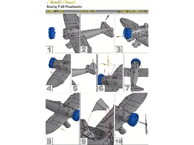 Boeing P-26 Peashooter With Etched Parts And Decals (3d-printed) - image 8