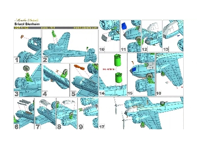 Bristol Blenheim - 3d-printed Model With Decals And Pe-parts - image 7