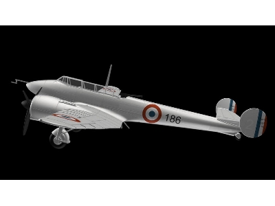 Potez 631 - 3d-printed Model With Decals And Pe-parts - image 1