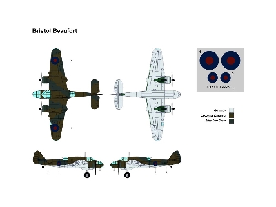 Bristol Beaufort Mk.I - 3d-printed Model With Decals And Pe-parts - image 7