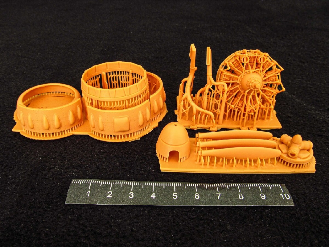 Arado Ar-196 A-3 - Cowling And Engine 3d-printed (For Revell Kits) - image 1