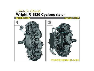 Wright Cyclone R-1820 Late Version (3d-printed) - image 1