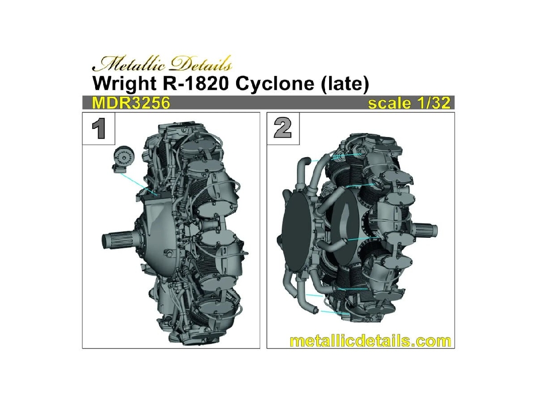 Wright Cyclone R-1820 Late Version (3d-printed) - image 1