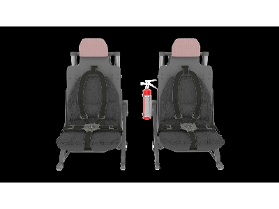 Sikorsky Uh-60 / Sh-60 And Mh-60 Late - 3d-printed Pilot Seats (For Academy, Kitty Hawk Models And Zimi Model Kits) - image 4