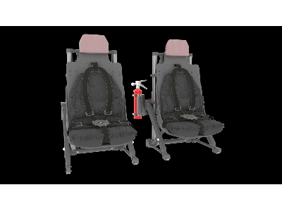 Sikorsky Uh-60 / Sh-60 And Mh-60 Late - 3d-printed Pilot Seats (For Academy, Kitty Hawk Models And Zimi Model Kits) - image 5