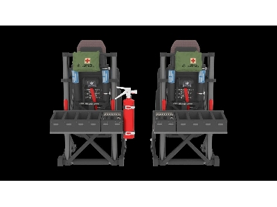 Sikorsky Uh-60 / Sh-60 And Mh-60 Late - 3d-printed Pilot Seats (For Academy, Kitty Hawk Models And Zimi Model Kits) - image 6
