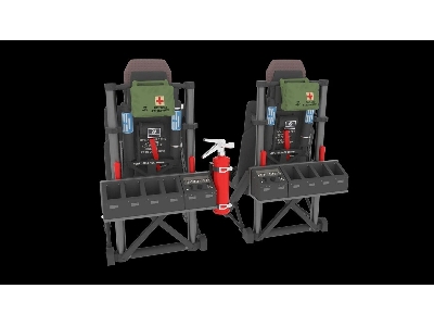 Sikorsky Uh-60 / Sh-60 And Mh-60 Late - 3d-printed Pilot Seats (For Academy, Kitty Hawk Models And Zimi Model Kits) - image 7