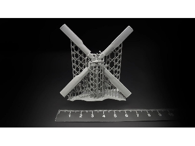 Sikorsky Mh-60 / Uh-60 And Hh-60 - 3d-printed Tail Rotor (For  Academy / Kitty Hawk Models And Zimi Model Kits) - image 1