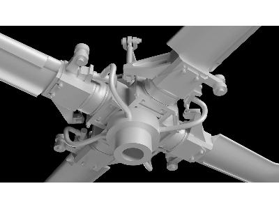 Sikorsky Mh-60 / Uh-60 And Hh-60 - 3d-printed Tail Rotor (For  Academy / Kitty Hawk Models And Zimi Model Kits) - image 4