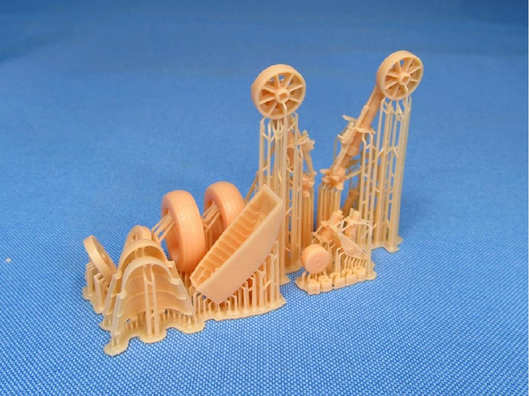 Douglas A-1 Skyraider - Landing Gears 3d-printed (For Tamiya Kits) - image 1