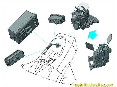 Asp-3n Sight For Mig-15 / Mig-17 And La-15 3d-printed (For Bronco, Hobby 2000 And Tamiya Kits) - image 5
