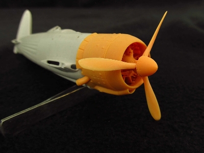 Fiat Cr.42 Falco - Cowling And Engine 3d-printed (For Italeri Kits) - image 8