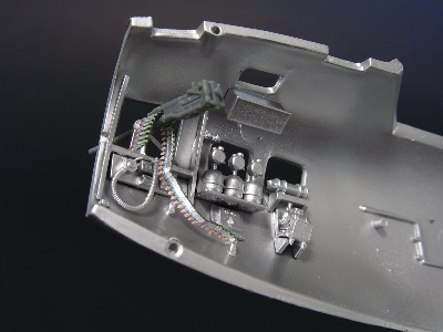 Boeing B-17 F Flying Fortress - Bombardier Cockpit Interior Set (3d-printed / For Monogram Kits) - image 10