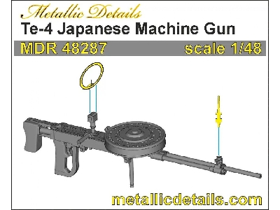 Te-4 Japanese Machine Gun - image 7