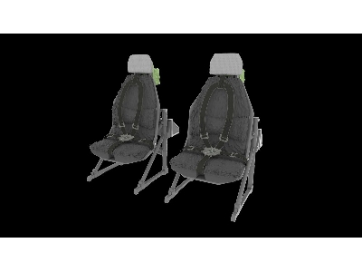 Sikorsky Uh-60 / Sh-60 And Mh-60 Early - Pilot Seats (2 Pcs / 3d-printed) - image 3