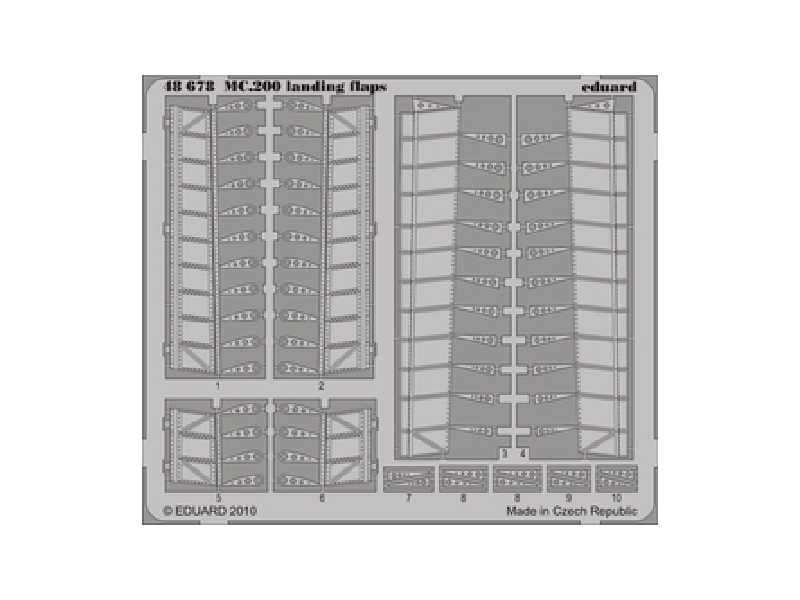 MC 200 landing flaps 1/48 - Italeri - image 1