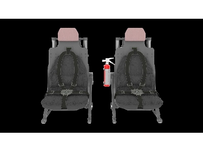 Sikorsky Uh-60 / Sh-60 And Mh-60 Late - Pilot Seats (3d-printed) - image 3