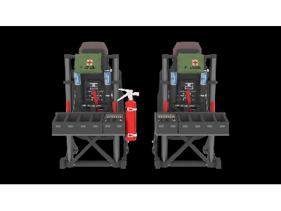 Sikorsky Uh-60 / Sh-60 And Mh-60 Late - Pilot Seats (3d-printed) - image 5