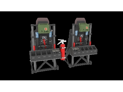 Sikorsky Uh-60 / Sh-60 And Mh-60 Late - Pilot Seats (3d-printed) - image 6